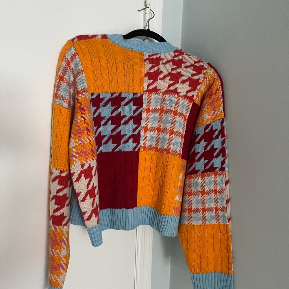 The Ragged Priest Colorful Patchwork Cardigan - Picture 4 of 5